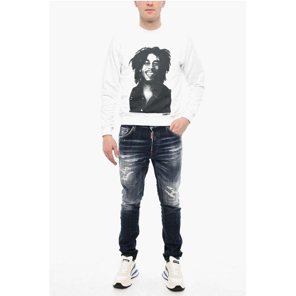 Dsquared² Contrasting Printes Crew-neck Sweasthirt - Image 4