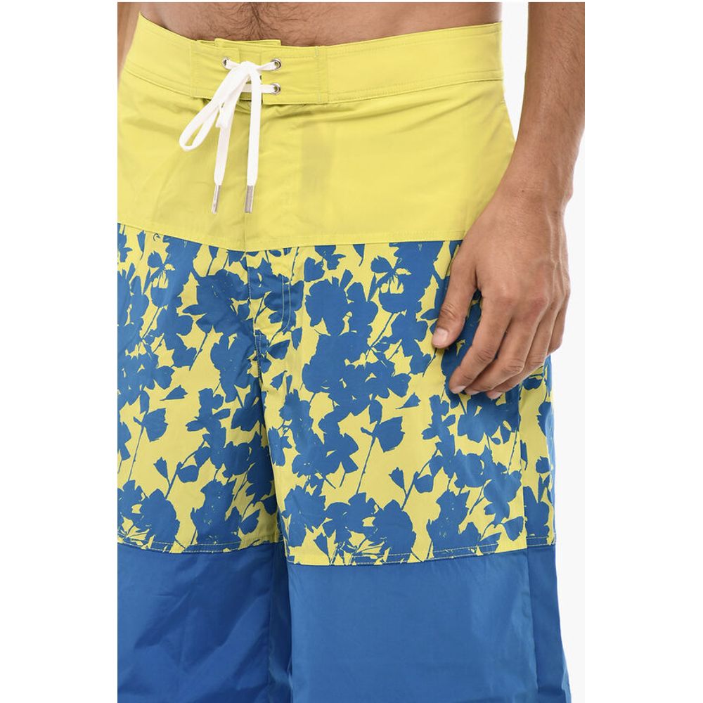 Dsquared² Maxi Swim Shorts With Floral Print - Image 3