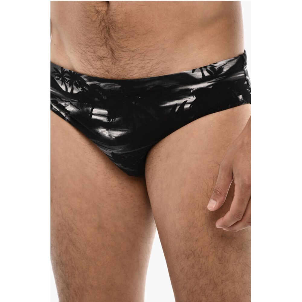 Dsquared² Beach Print Slip Swuimsuit - Image 3