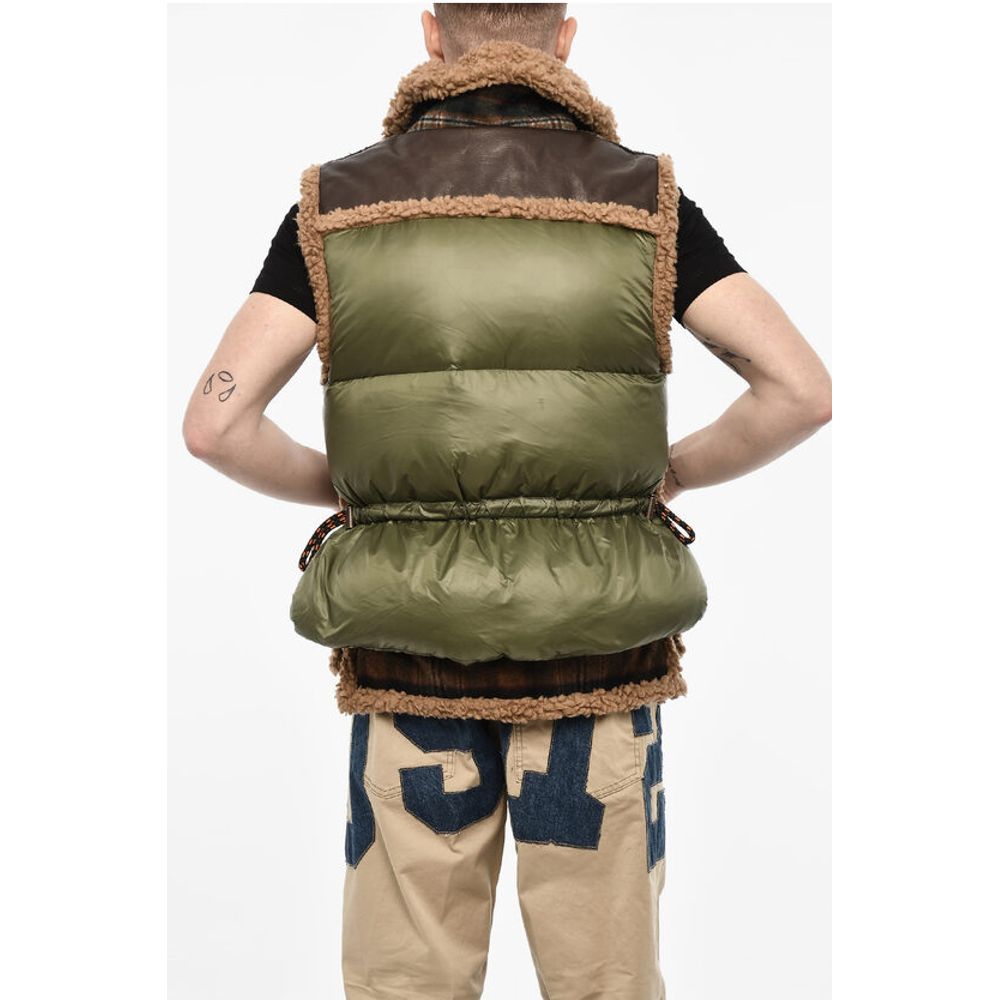 Dsquared² Multi Fabric Padded Vest - Image 2