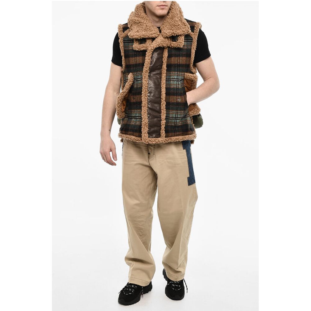 Dsquared² Multi Fabric Padded Vest - Image 4