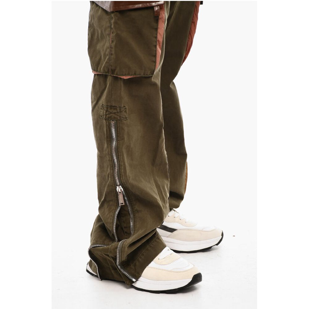 Dsquared² Cotton Cargo Pants with Coated Cotton Pockets - Image 5