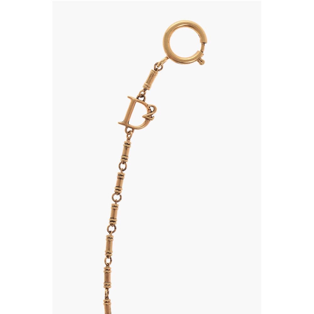 Dsquared² Golden Effect Metal D2 STATEMENT Pant's Chain - Image 2