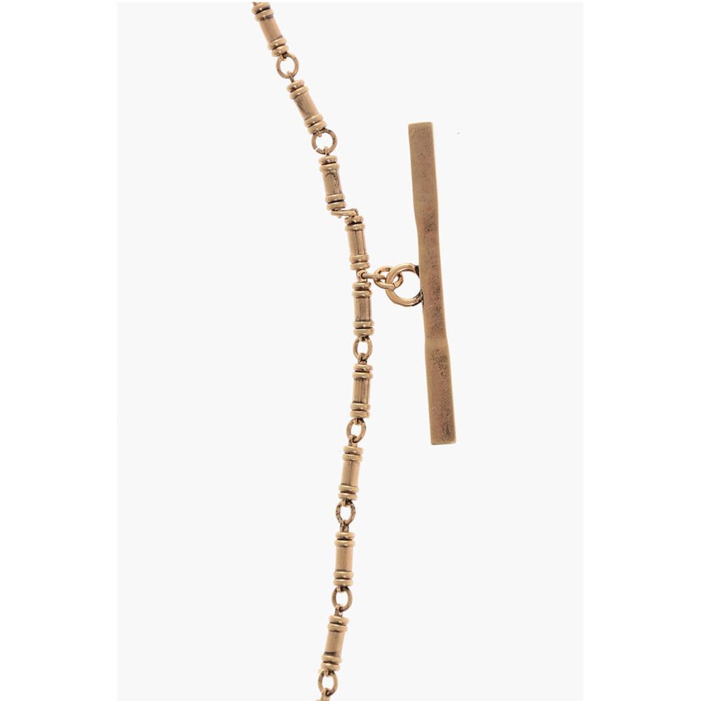 Dsquared² Golden Effect Metal D2 STATEMENT Pant's Chain - Image 3