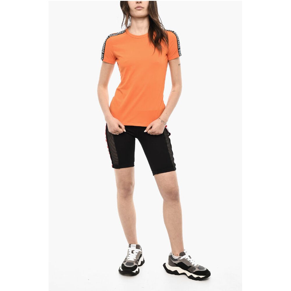 Dsquared² UNDERWEAR Solid Color T-shirt With Logoed Bands - Image 4