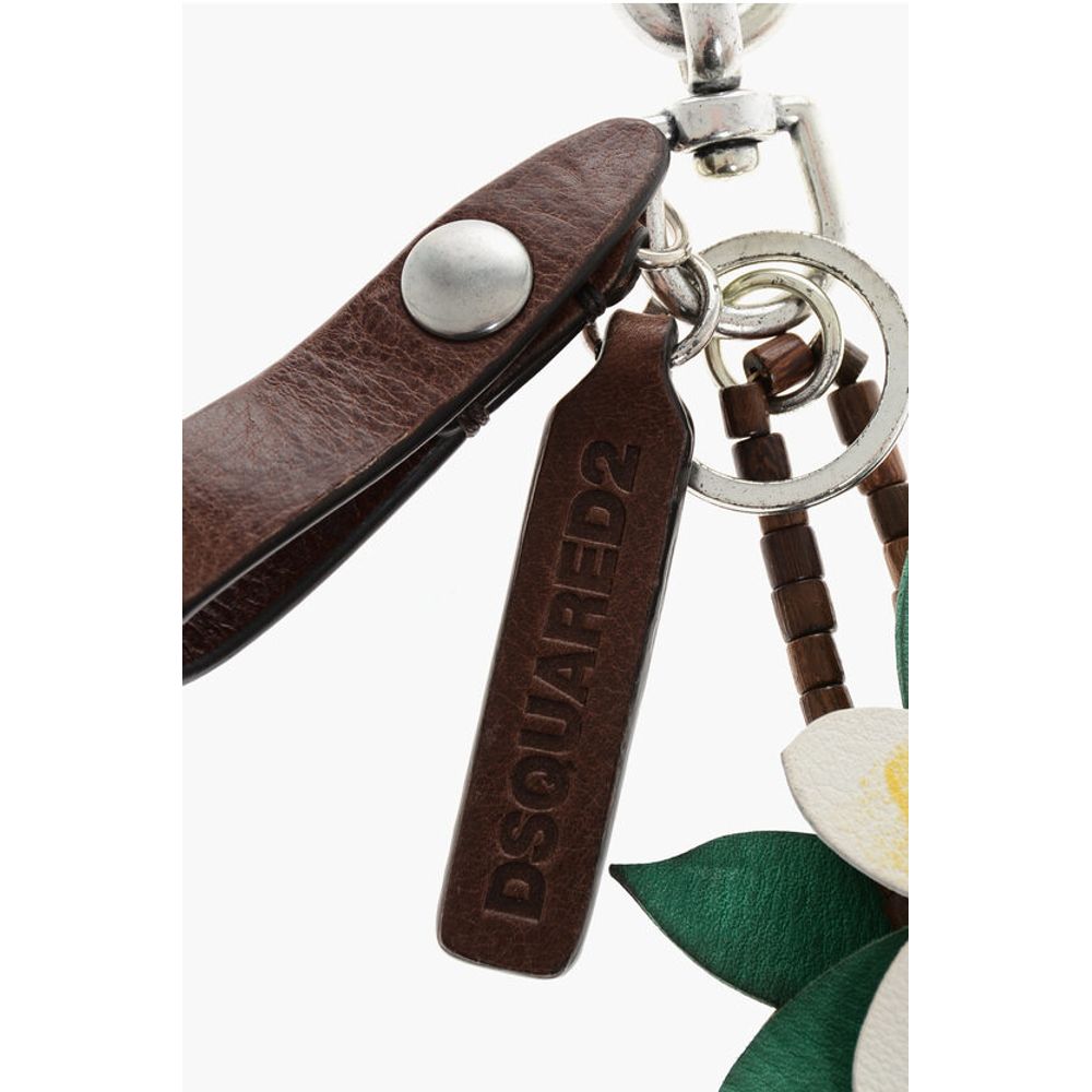 Dsquared² Keyring ALOHA SPIRIT with Leather Pendants - Image 3