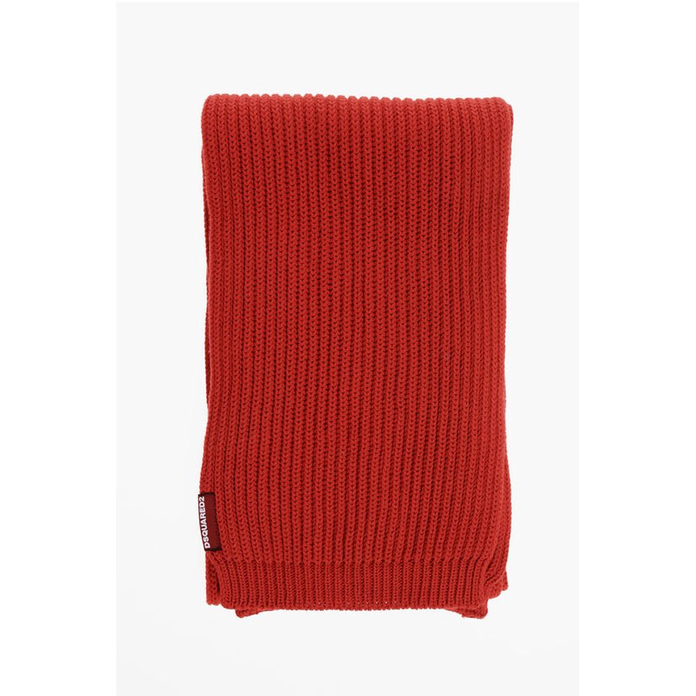 Dsquared² Solid Color Wool Blend Scarf - Image 3