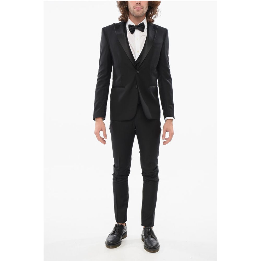 Corneliani CODE 3 Piece Suit with Peak Lapel