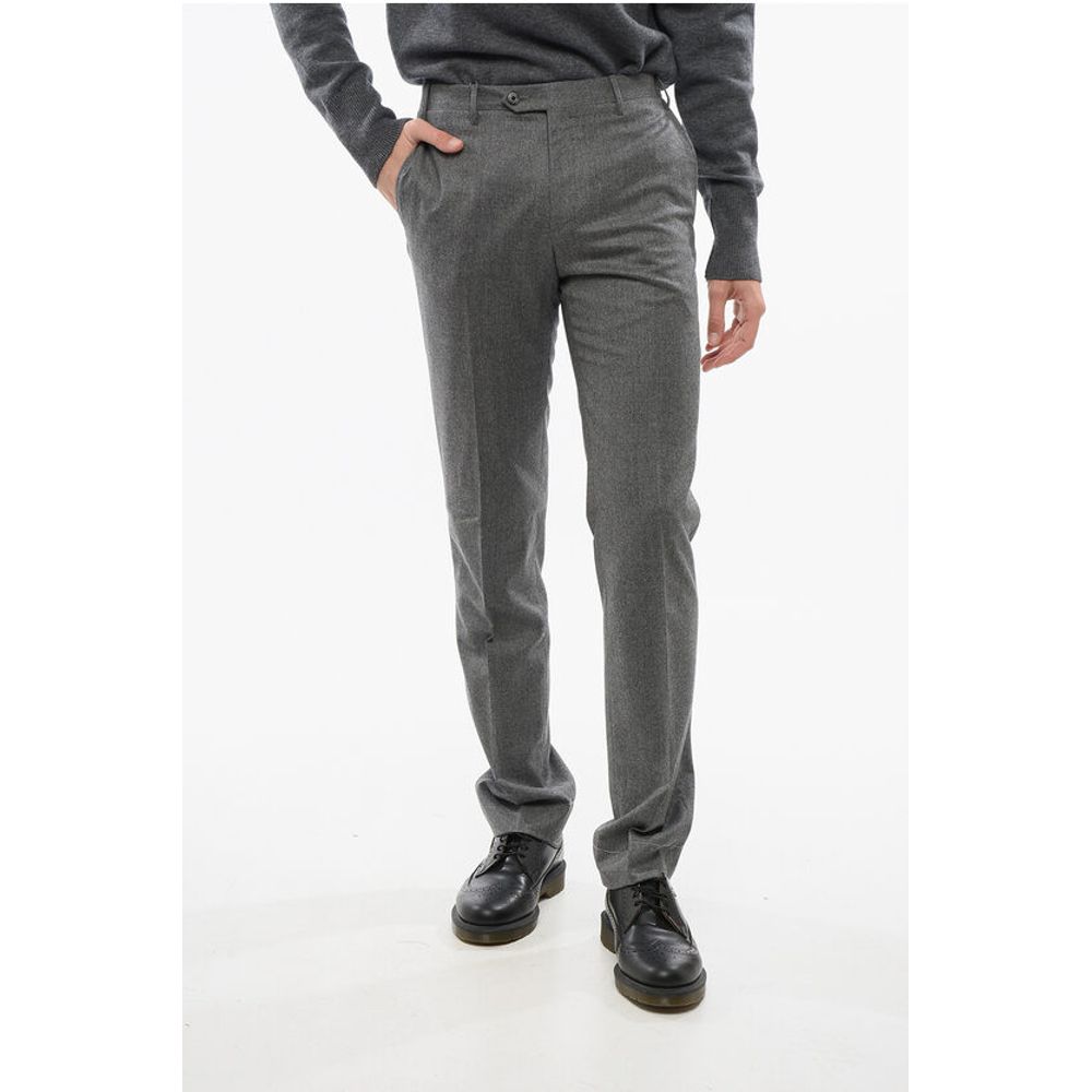 Corneliani Regular Fit LEADER Wool Pants