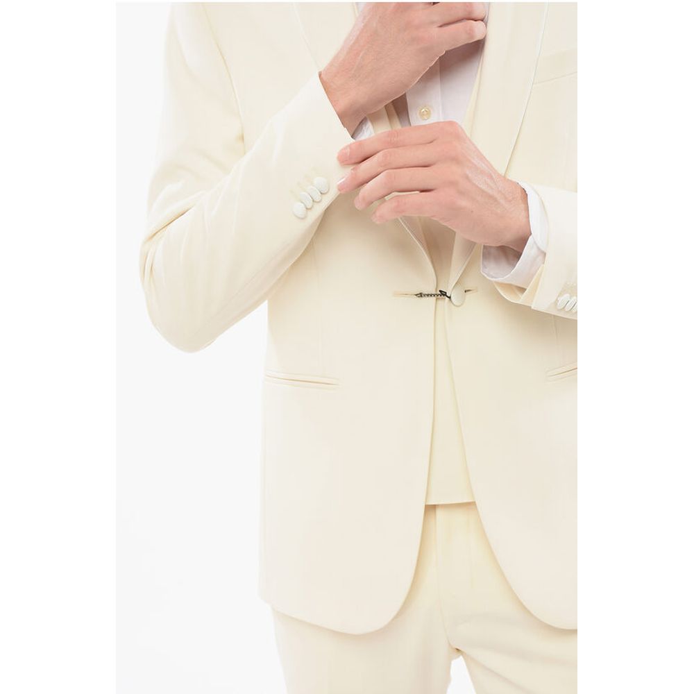 Corneliani CODE Virgin Wool 3 Piece Suit With Shawl Lapel - Image 3