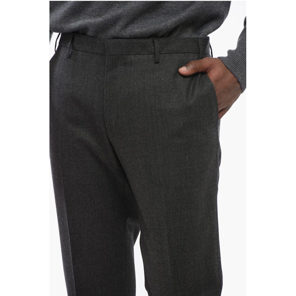 Corneliani CC COLLECTION Wool Hopsack REWARD Pants - Image 3