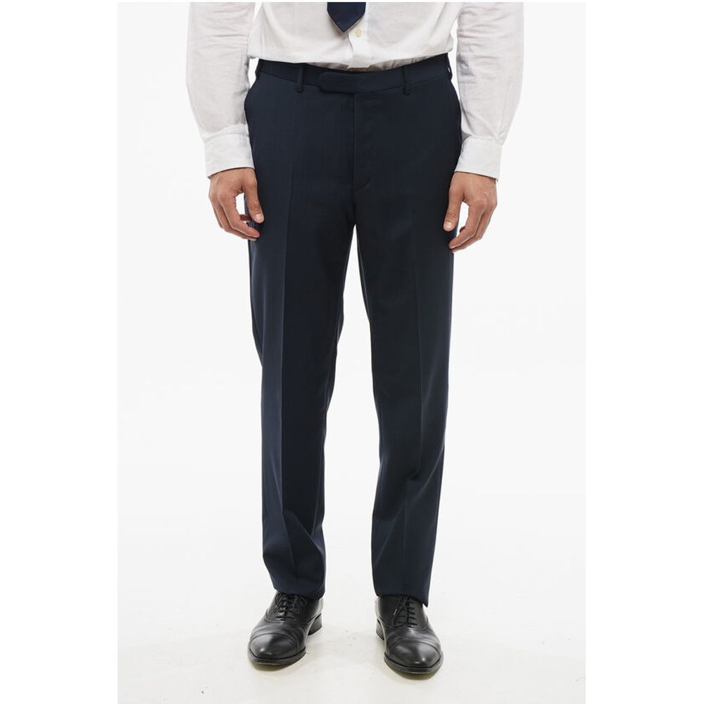 Corneliani CC COLLECTION Virgin Wool REFINED Suit with Micro Houndstoot - Image 7