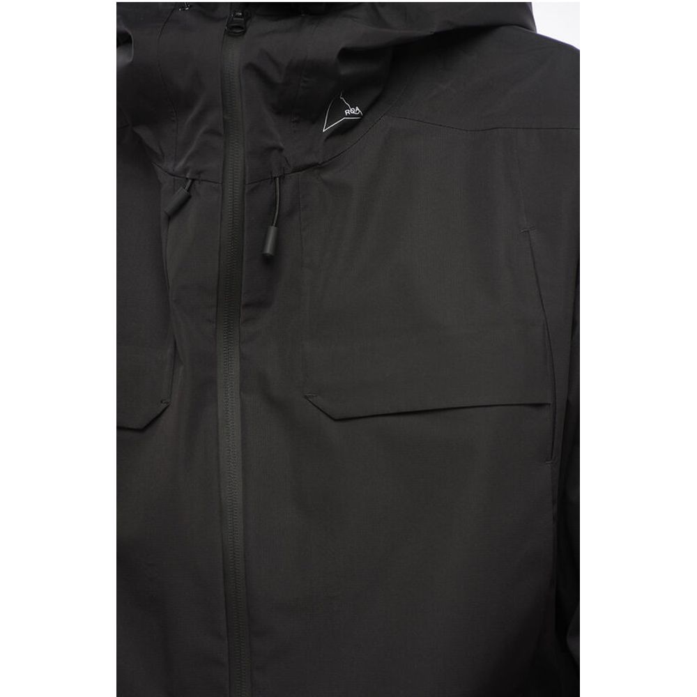 ROA Multi-Pocket Nylon Windbreaker Jacket with Hood - Image 3
