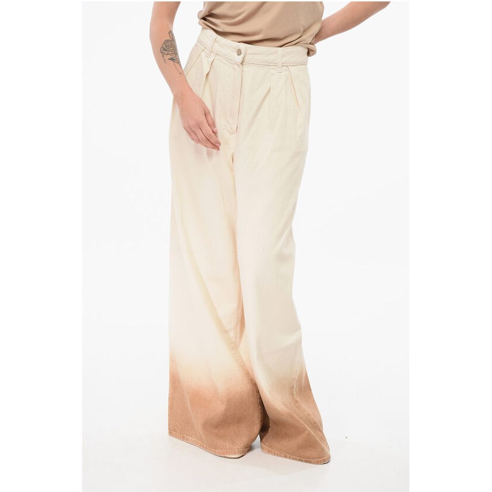 Alanui Degradè Designed Super Wide Leg Denims 36cm