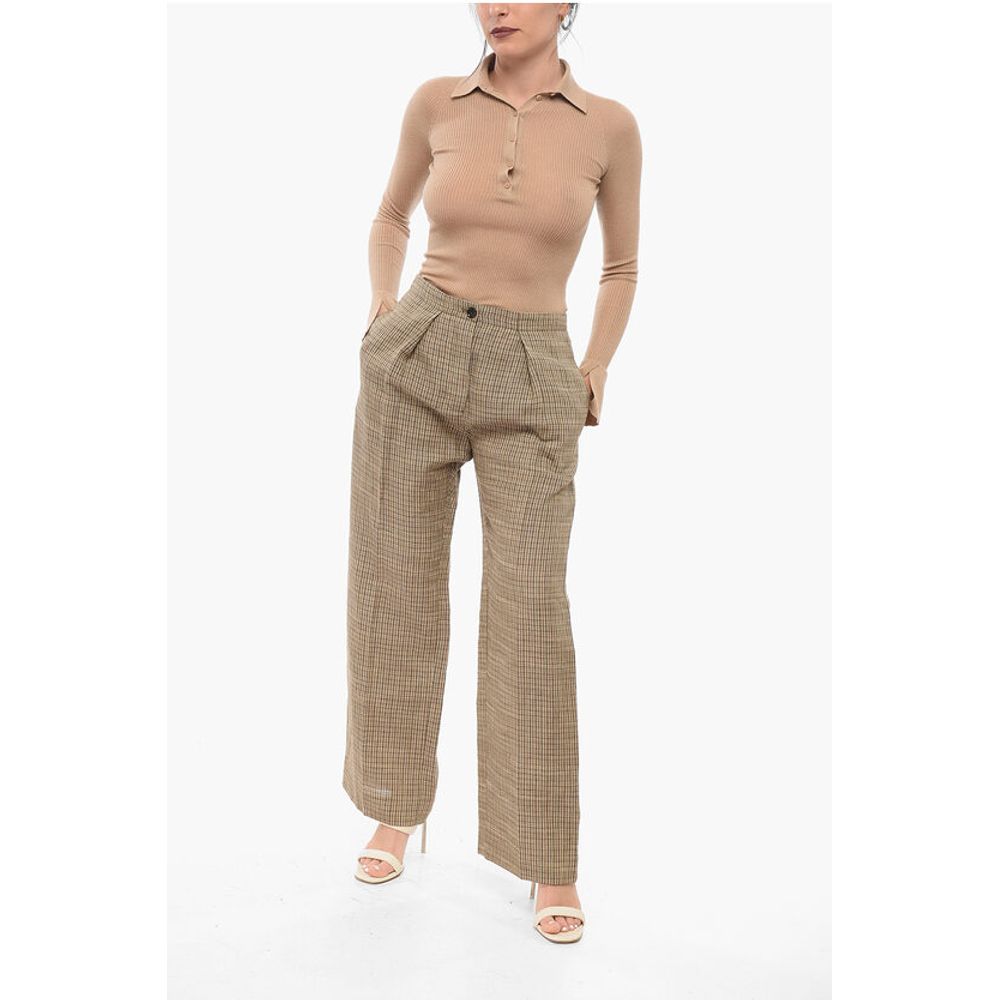 Acne Studios Pleated Cropped Pants - Image 4