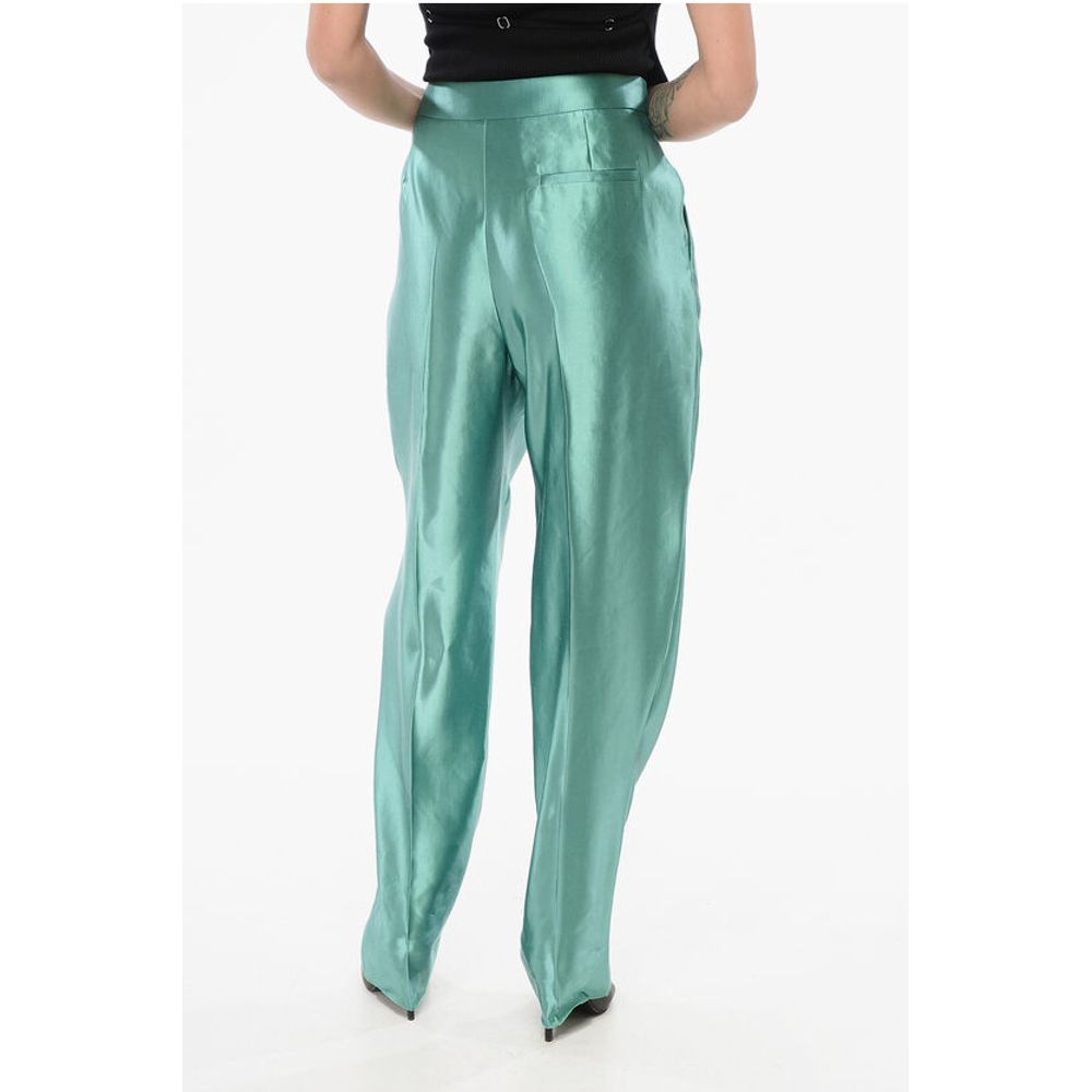 Armani Linen and Silk Blended Pants with Pleats - Image 2