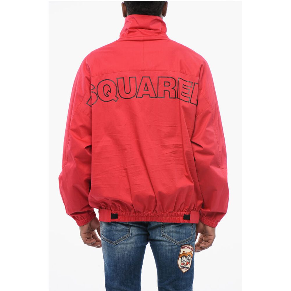 Dsquared² Cotton Blend Windbreaker with Back Embossed Logo - Image 2