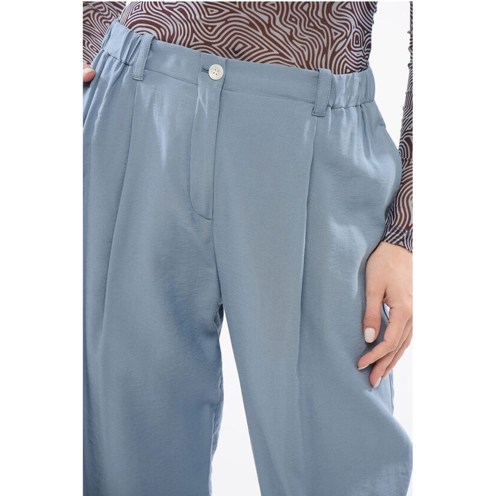 Kenzo High-waisted Pants with Pleated Detailing - Image 3