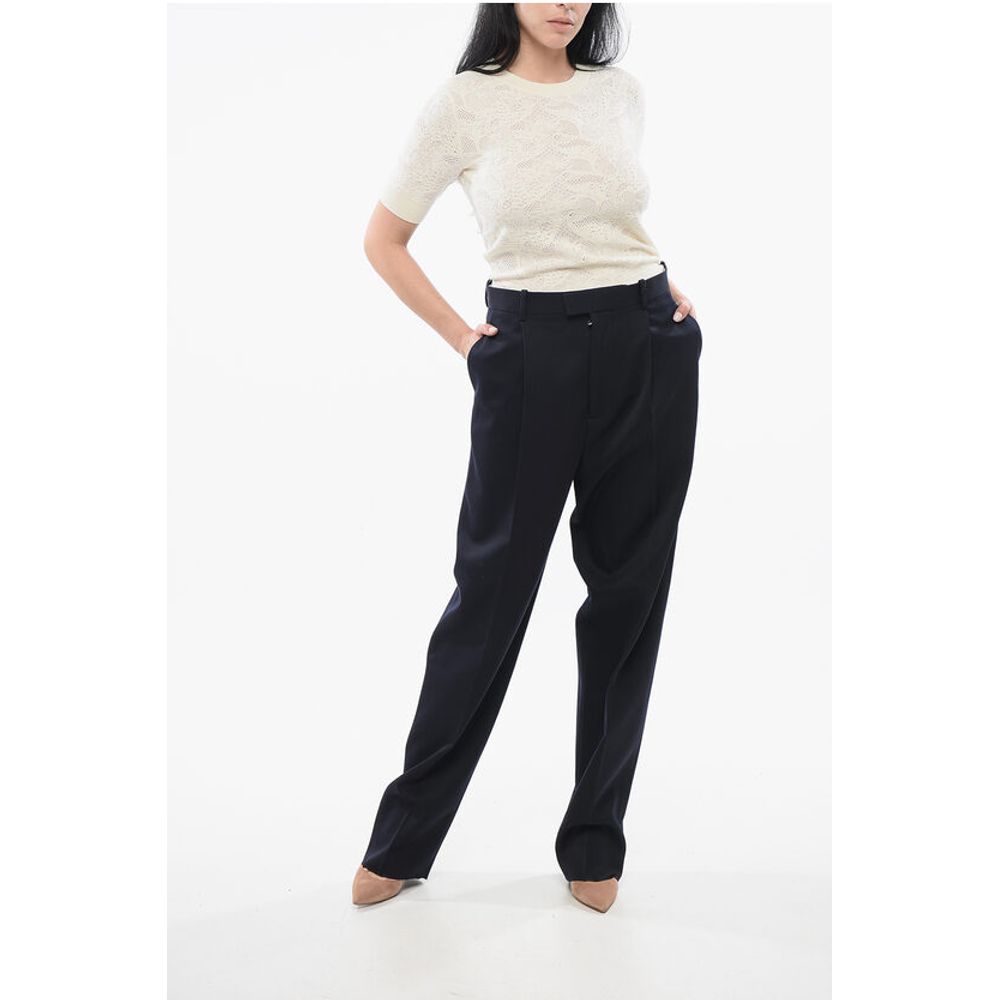 Bottega Veneta Twill Low Crotch Pants - Image 4