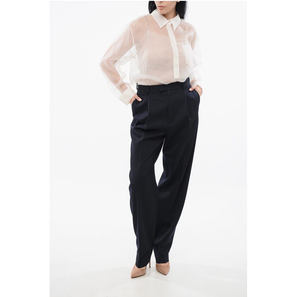 Bottega Veneta Twill Low Crotch Pants - Image 8