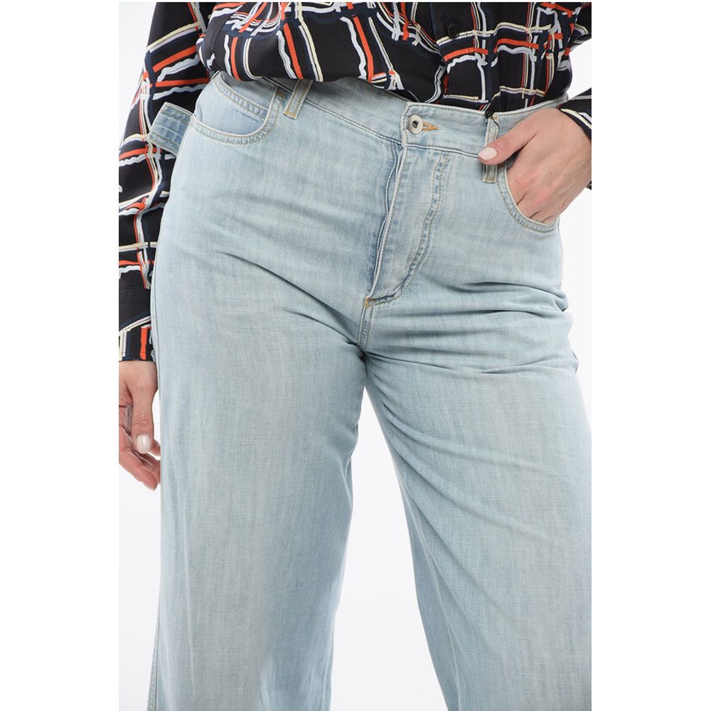 Bottega Veneta Light-washed Wide Leg Denims 30cm - Image 3