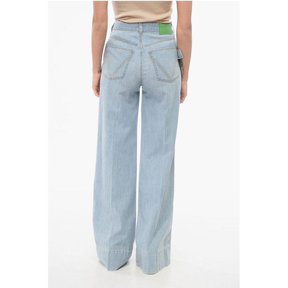 Bottega Veneta Light-washed Wide Leg Denims 30cm - Image 6