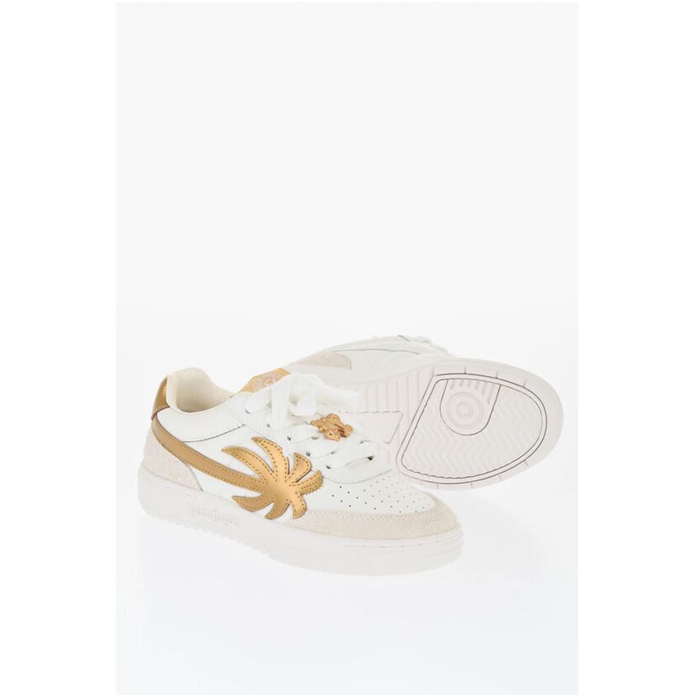 Palm Angels Leather UNIVERSITY Low-Top Sneakers