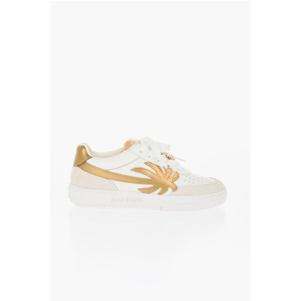 Palm Angels Leather UNIVERSITY Low-Top Sneakers - Image 3