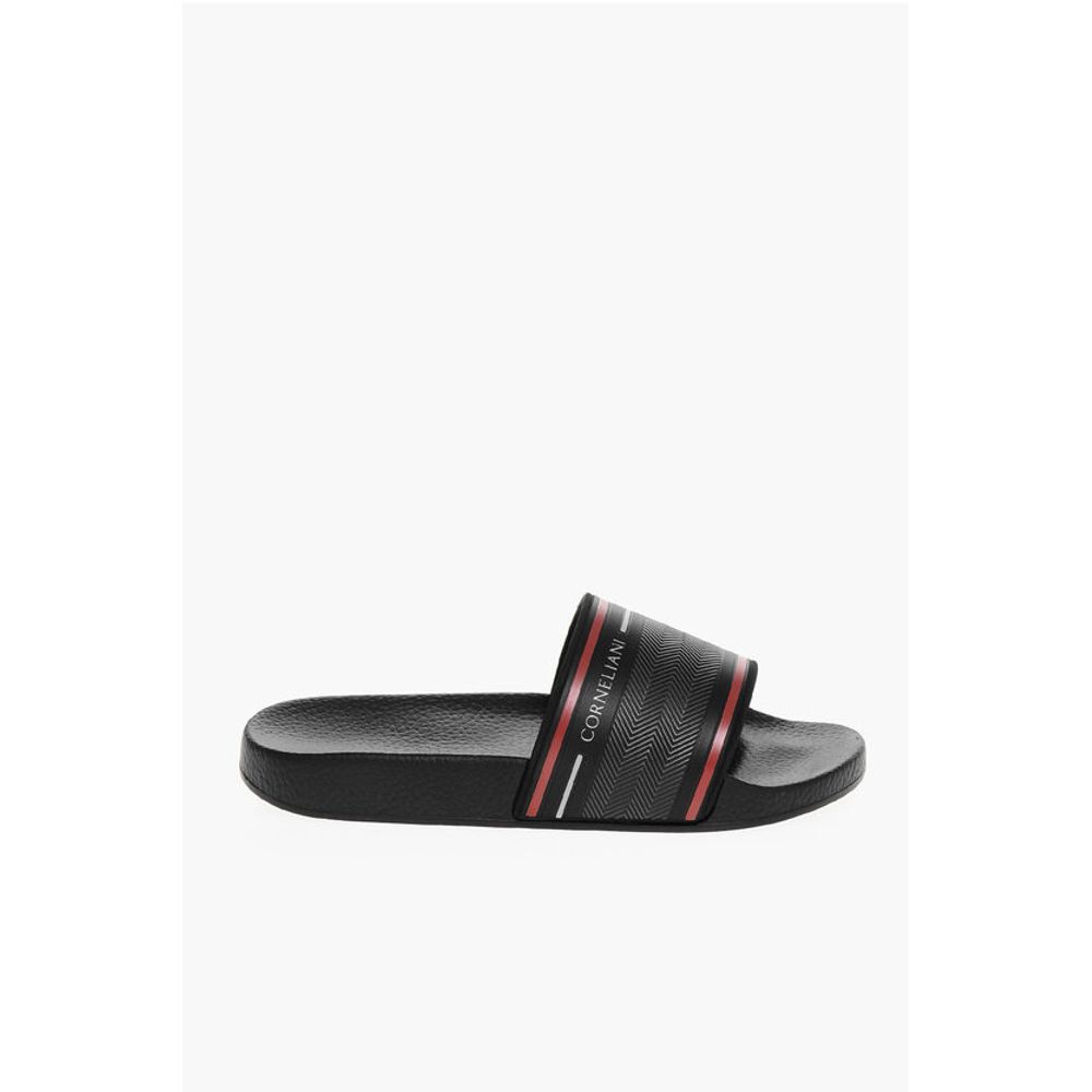 Corneliani Logoed Rubber Slides - Image 3