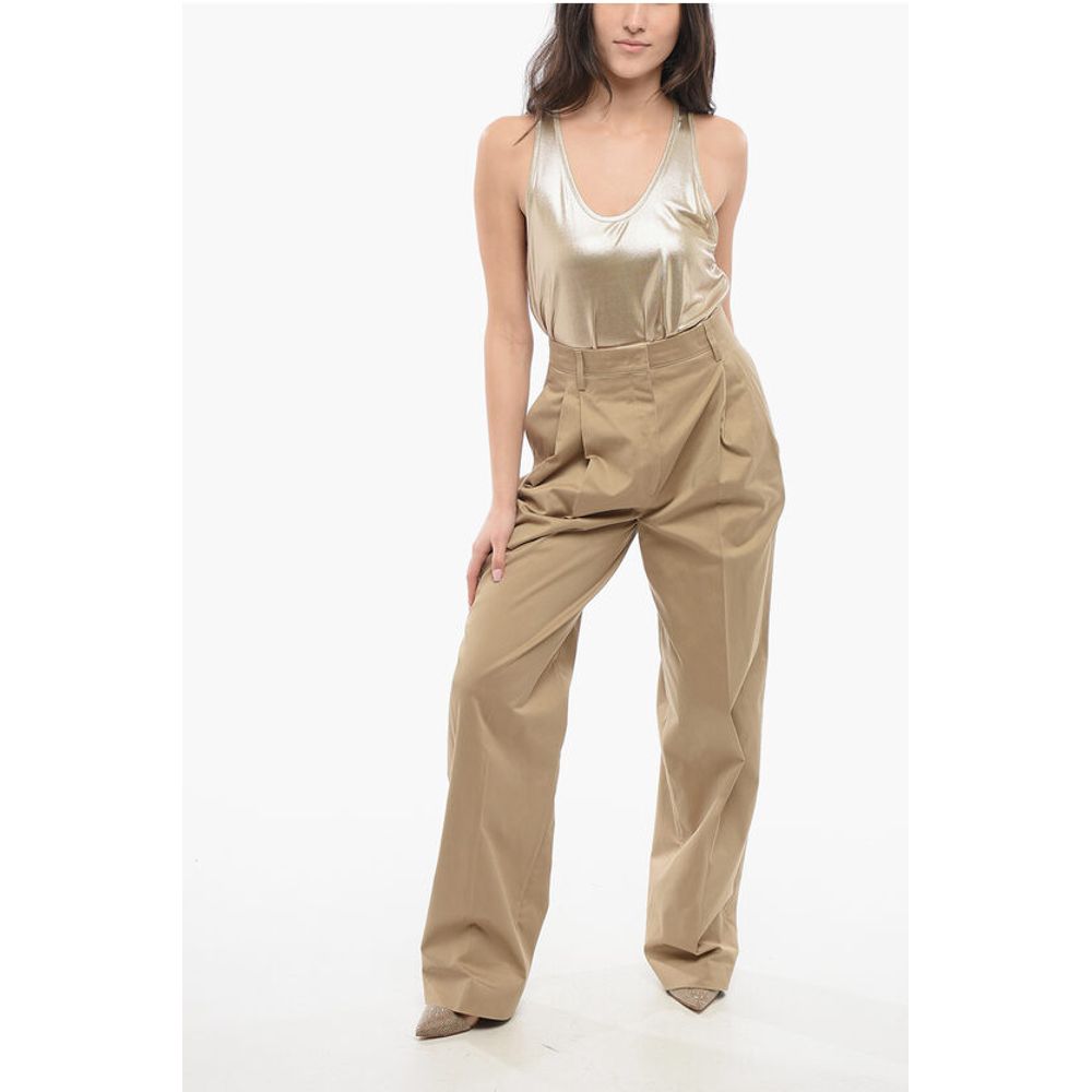 Prada Pleated High-waisted Pants - Image 4