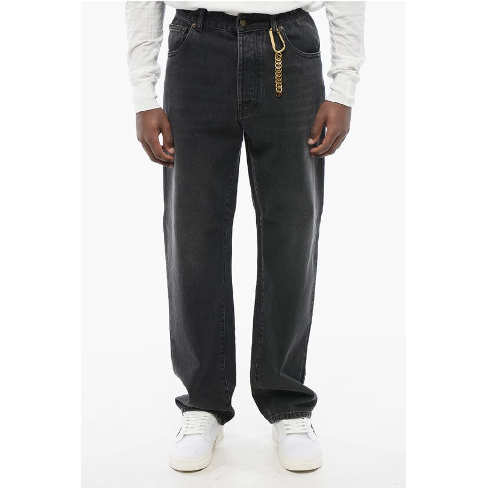 Darkpark Regular Fit MARK Stone Washed Denims with Chain 23cm