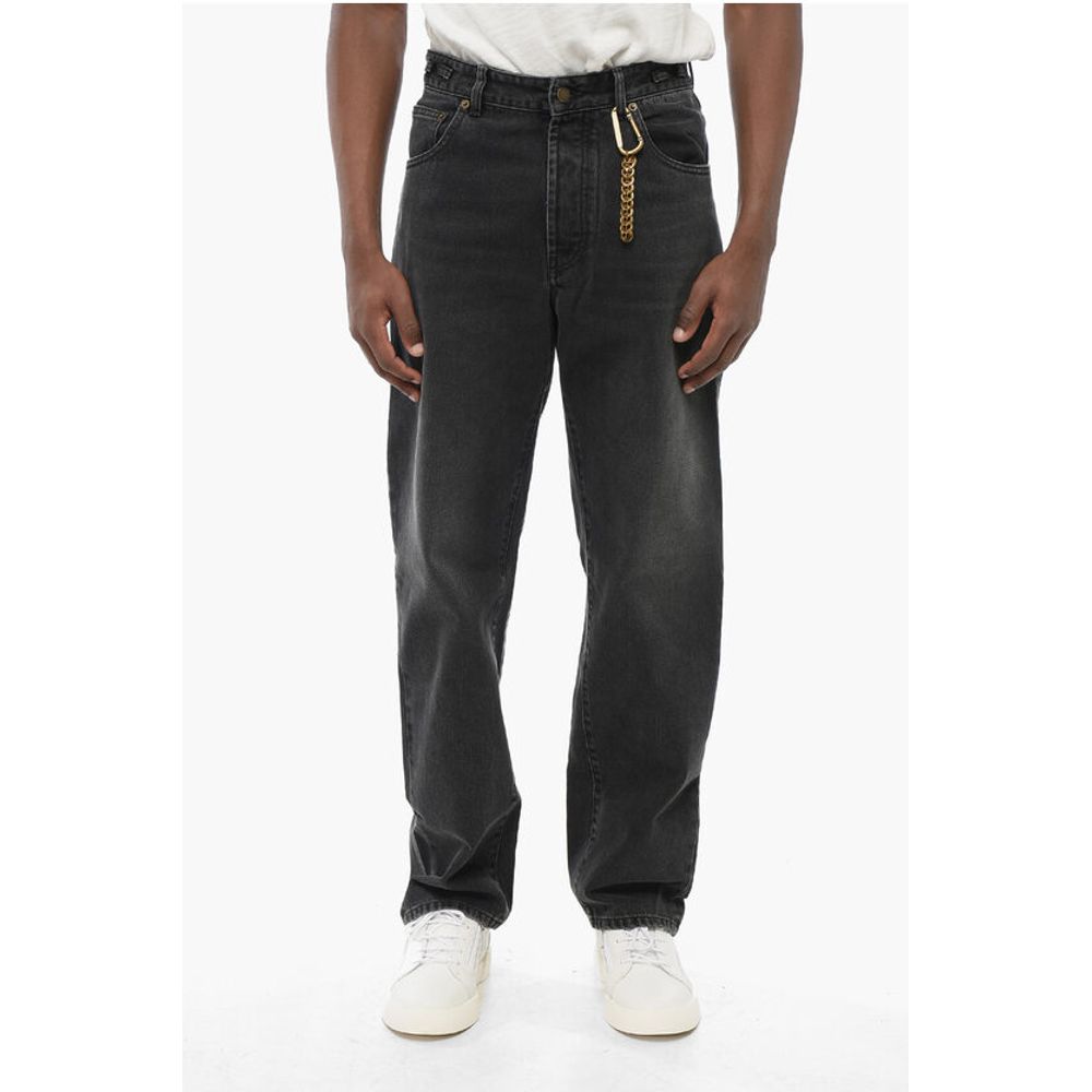 Darkpark Regular Fit MARK Stone Washed Denims with Chain 23cm - Image 5