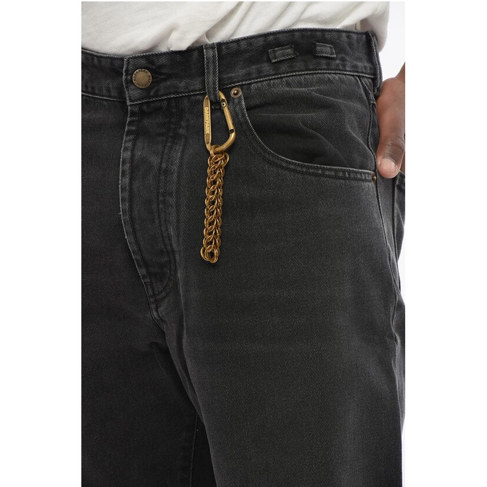 Darkpark Regular Fit MARK Stone Washed Denims with Chain 23cm - Image 7