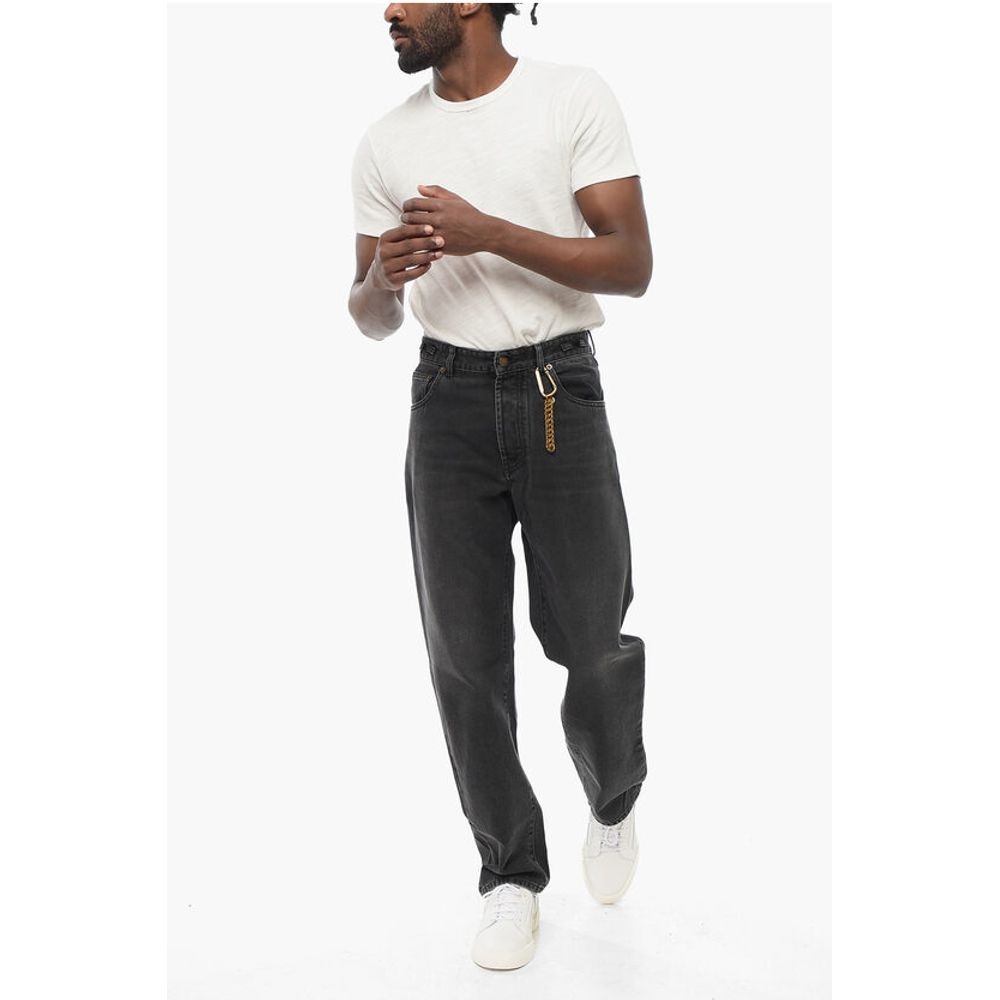 Darkpark Regular Fit MARK Stone Washed Denims with Chain 23cm - Image 8