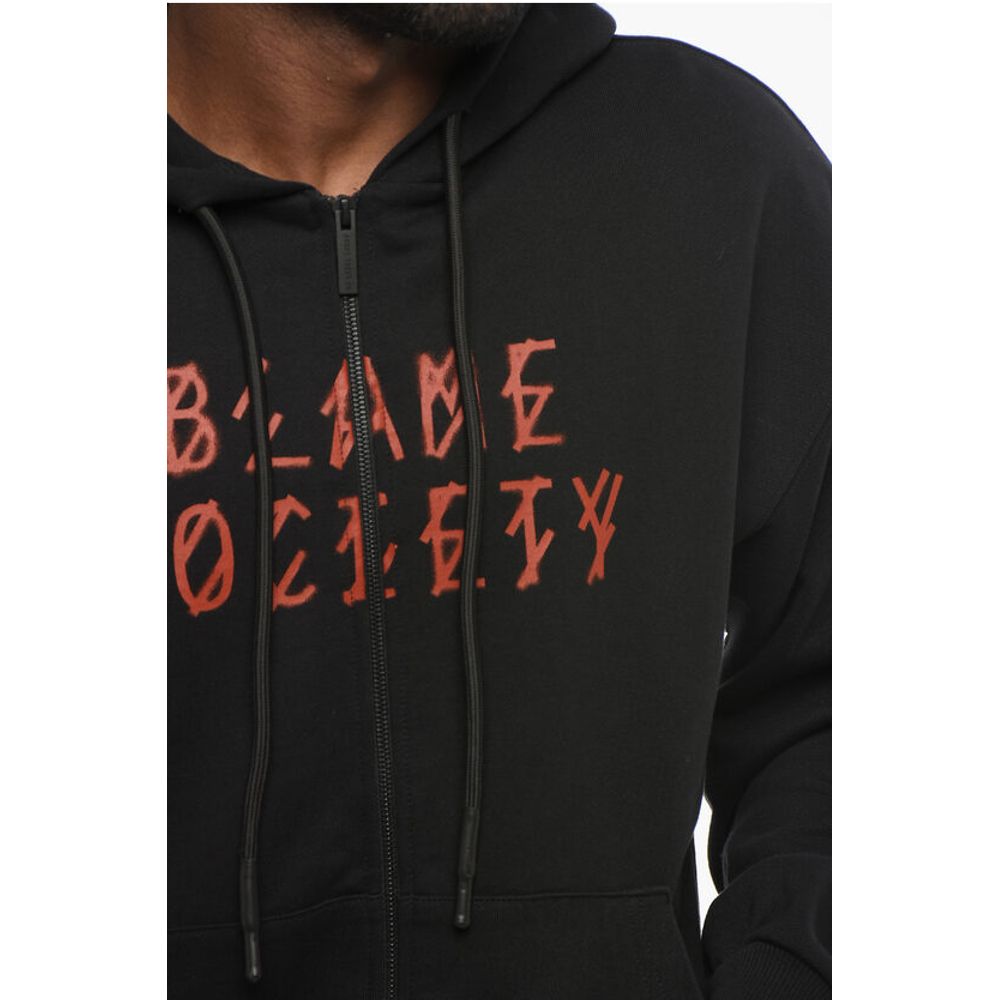 44 Label Group Printed Brushed Cotton BLAME SOCIETY Sweatshirt - Image 3