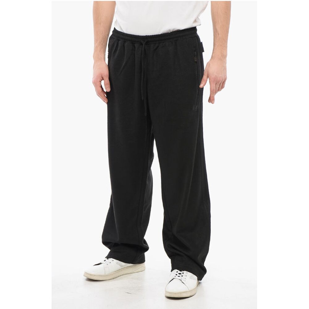 Adidas Wool Blend Joggers with Tone on Tone Details