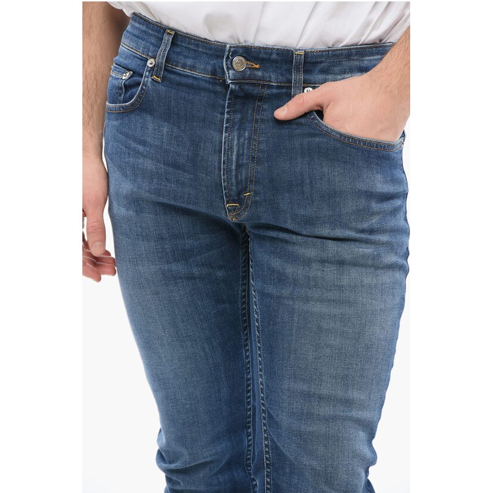 Department 5 Slim Fit SKEITH Jeans with Logoed Button 17cm - Image 3