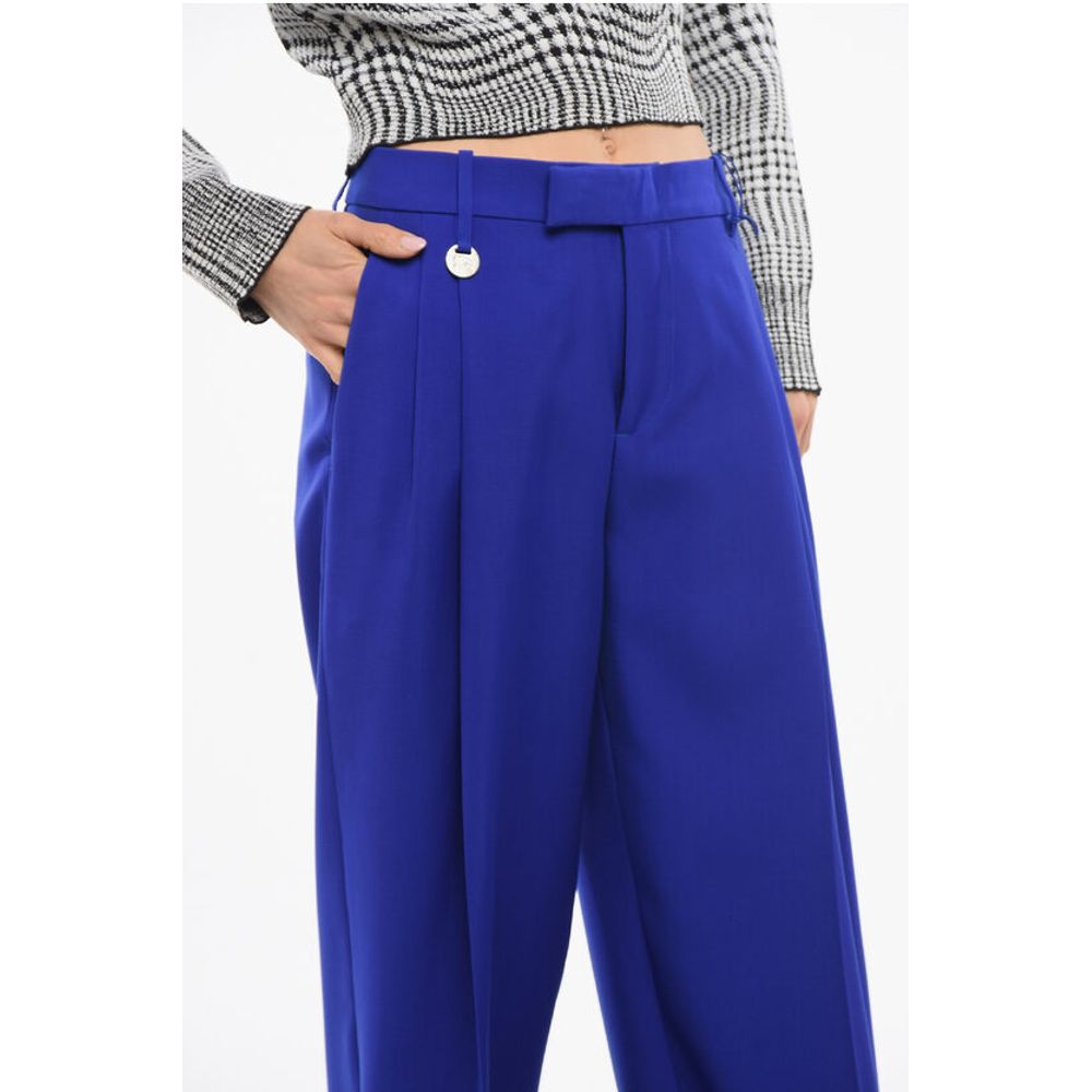 Burberry Pleated Wide-leg Pants - Image 3