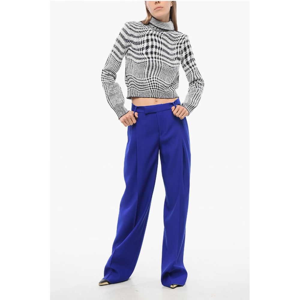 Burberry Pleated Wide-leg Pants - Image 4