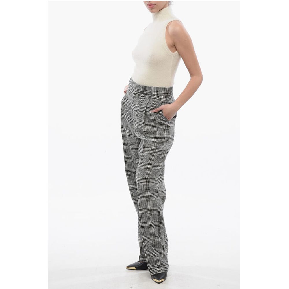 Dior Double-pleated Virgin Wool Pants with District Check Motif - Image 4