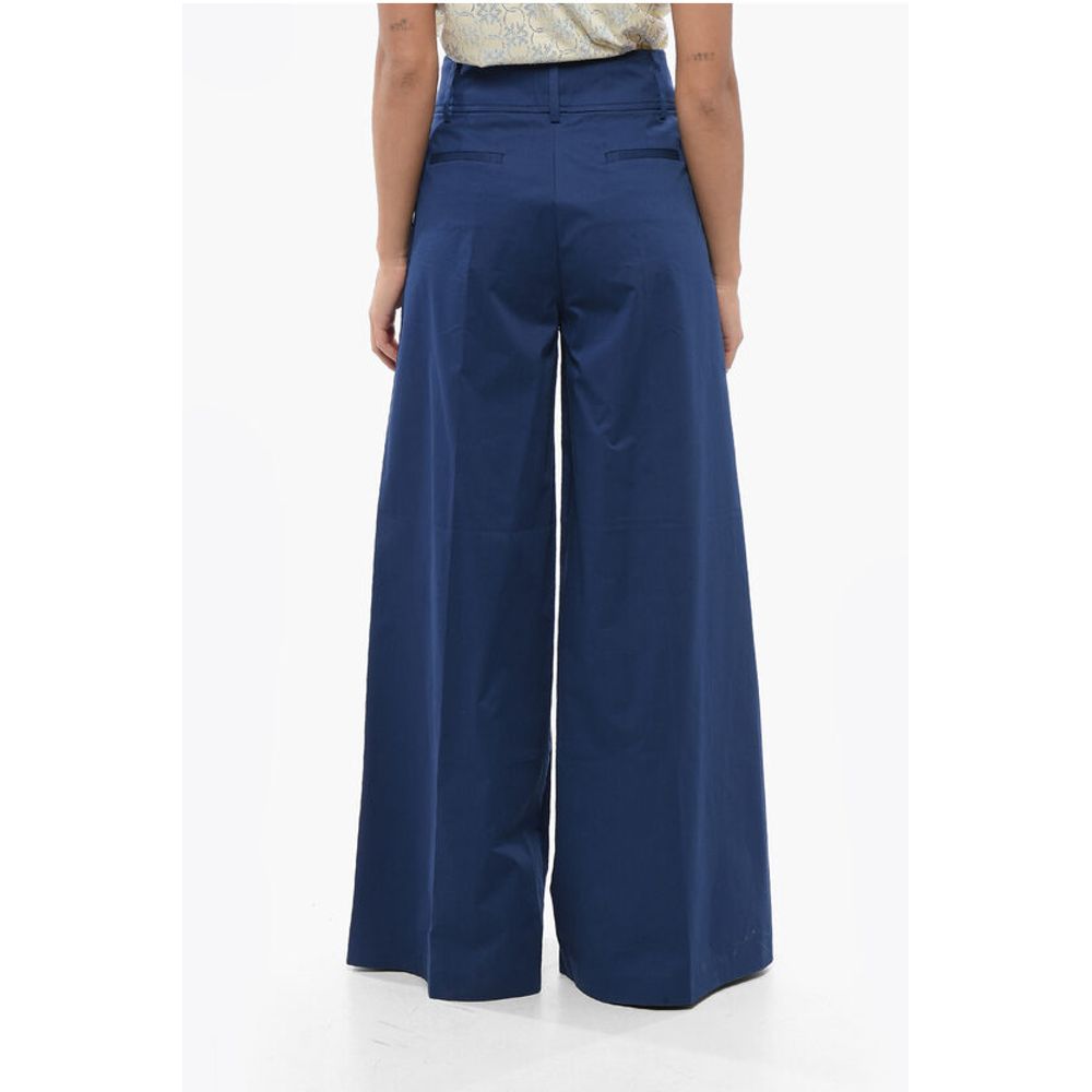 PINKO Single Pleated Palazzo Pants with Hidden Closure - Image 4