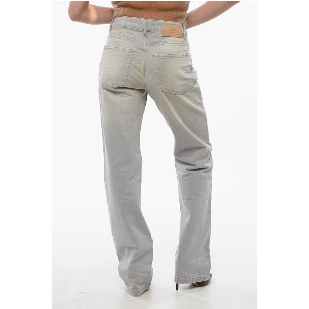 Ami Alexandre Mattiussi High-Waisted Straight-Fit Jeans - Image 4