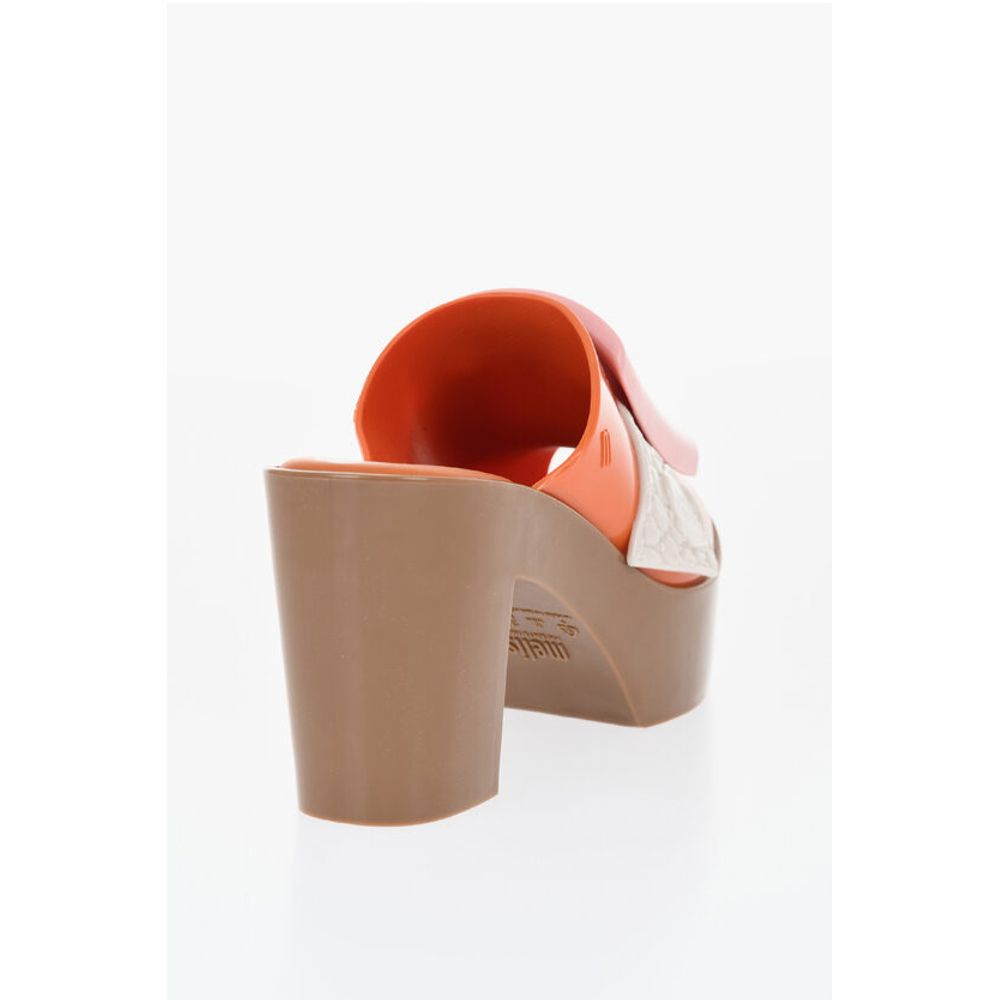 Viktor & Rolf MELISSA Rubber BLOSSOM Mules with Maxi Buckle 10cm - Image 2