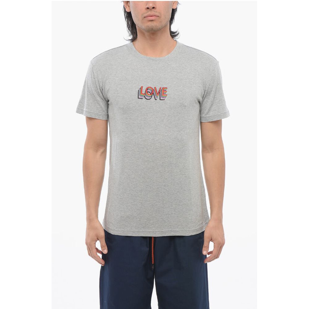 Viktor & Rolf Crew Neck LOVE T-Shirt with Embroidery