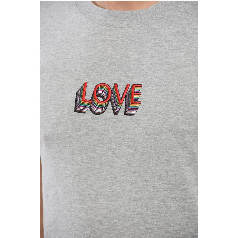 Viktor & Rolf Crew Neck LOVE T-Shirt with Embroidery - Image 3