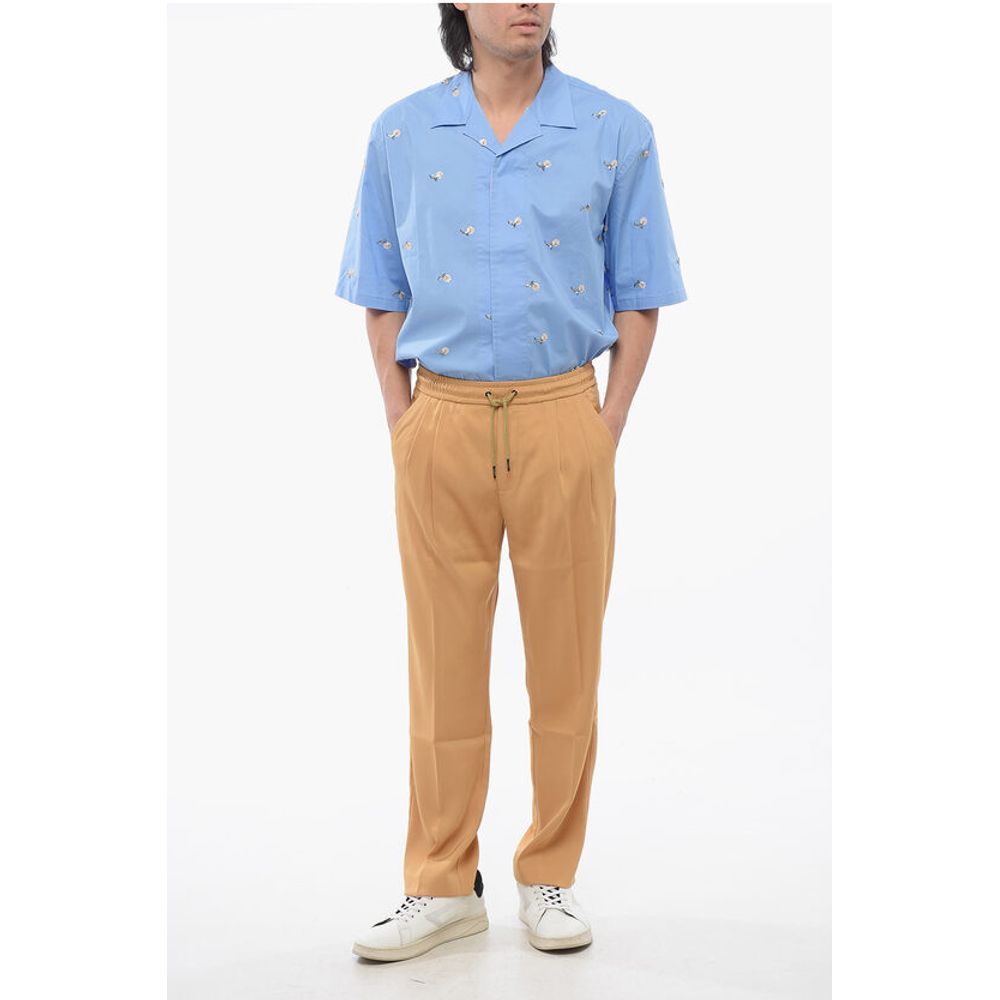 Viktor & Rolf Drawstringed Waist Chinos Pants - Image 4