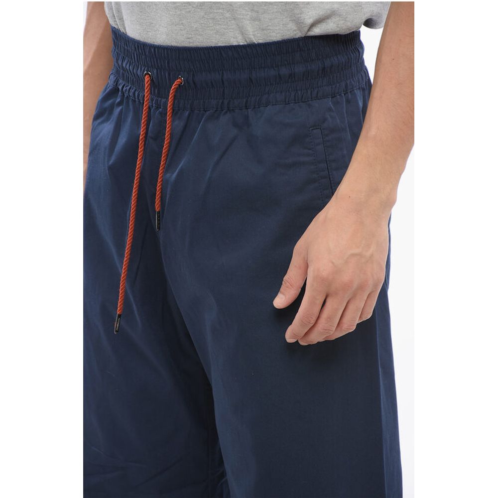 Viktor & Rolf Cotton Blend Wide Leg Pants with Drawstring - Image 3