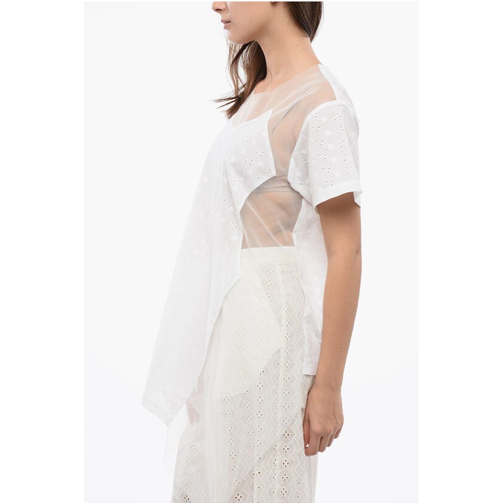 Viktor & Rolf Sangallo FLOATING TIME T-shirt With Mesh Detail - Image 3