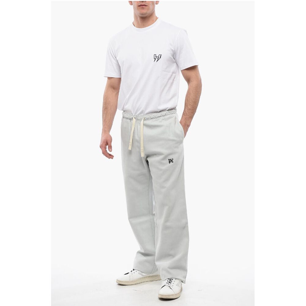 Palm Angels Cotton Blend TRAVEL Joggers with Elastic Waistband - Image 4