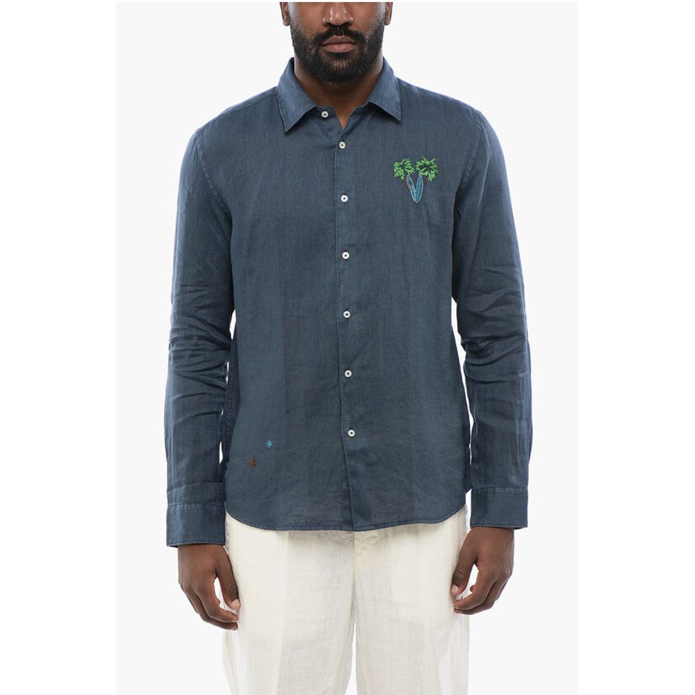Altea Embroidered Linen Shirt